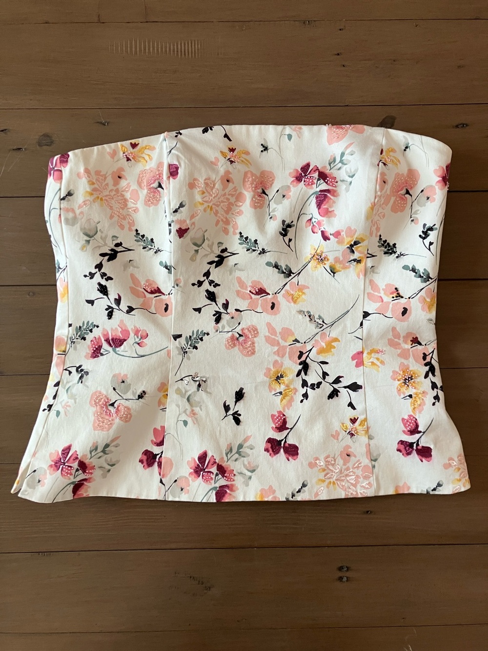 White House Black Market Floral Top
